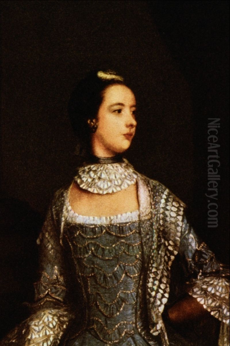 Portrait of Susannah Beckford Oil Painting by Of Sir Joshua Reynolds