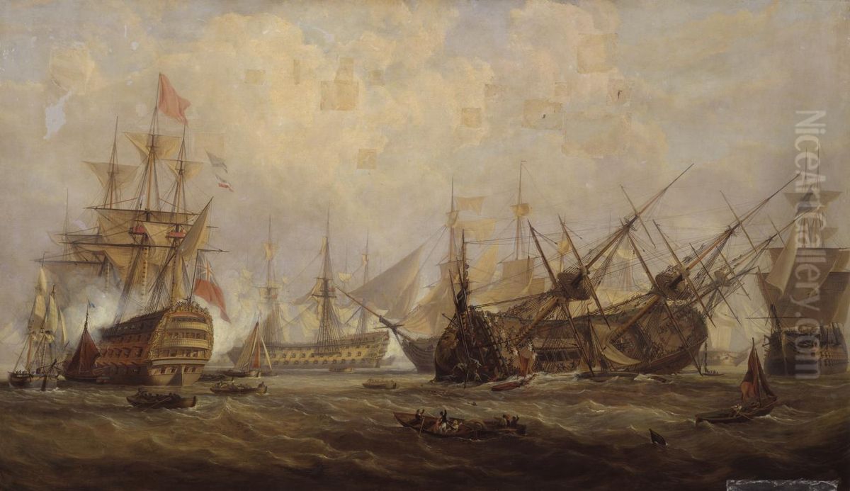 Loss of the 'Royal George' Oil Painting by John Christian Schetky