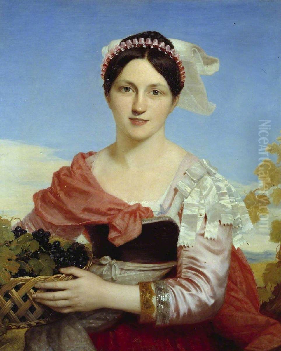 Mrs Charles H. Bellenden Ker Oil Painting by Charles Lock Eastlake