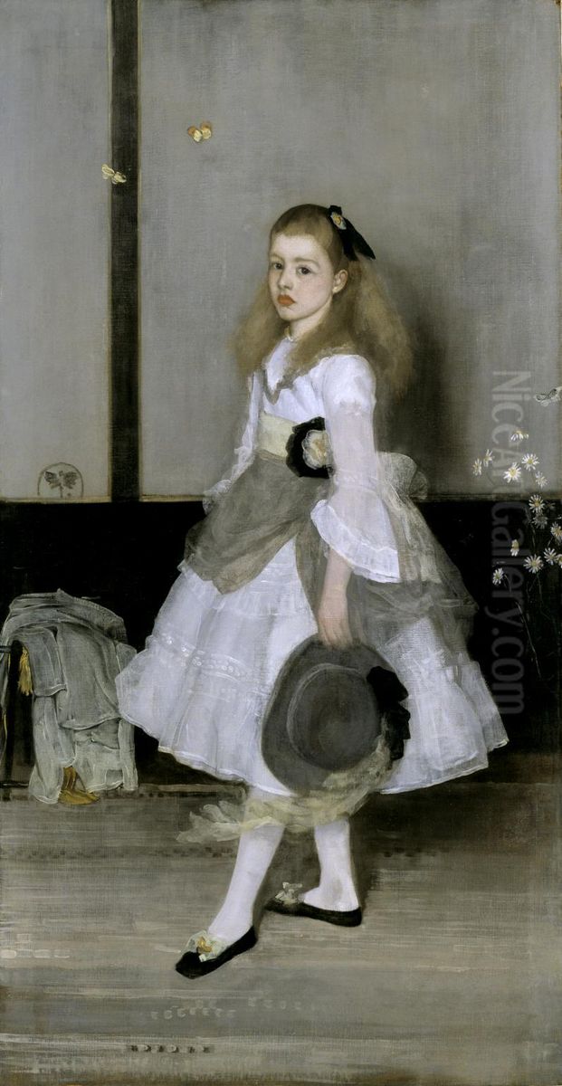 Miss Cicely Alexander Oil Painting by James McNeill Whistler