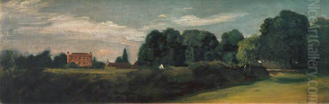East Bergholt House Oil Painting by John Constable