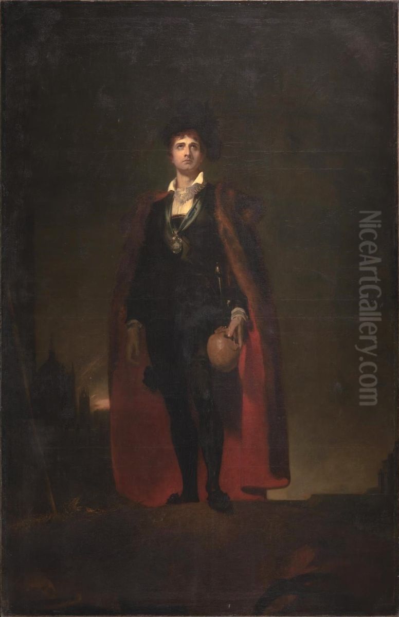 John Philip Kemble as Hamlet Oil Painting by Thomas Lawrence