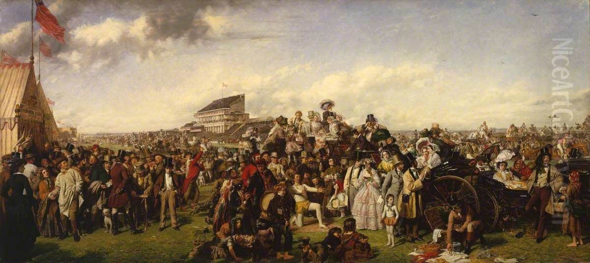 The Derby Day Oil Painting by William Powell Frith