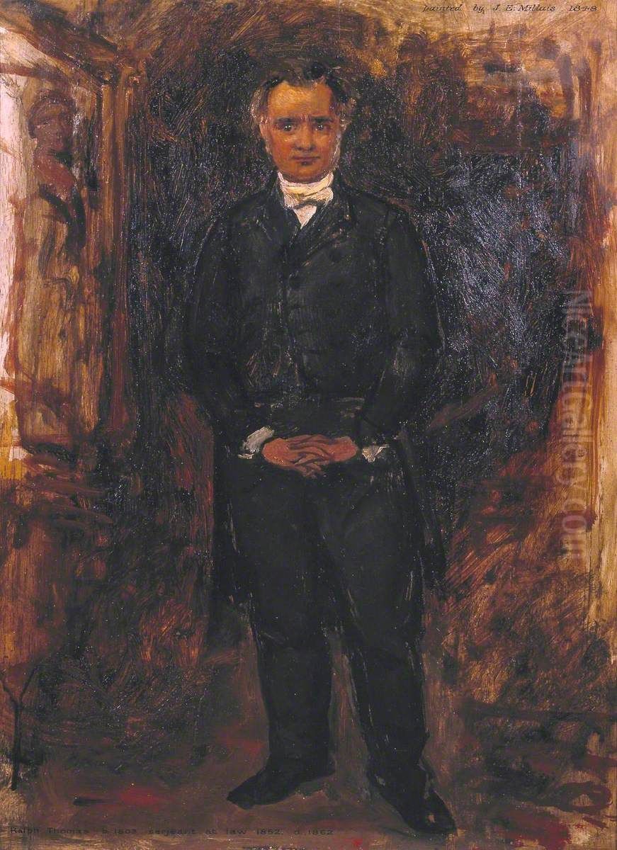 Serjeant Ralph Thomas Oil Painting by Sir John Everett Millais