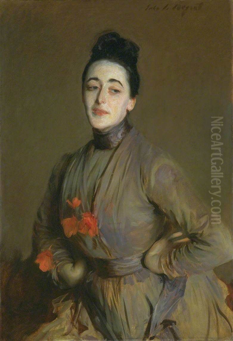 Miss Priestley Oil Painting by John Singer Sargent