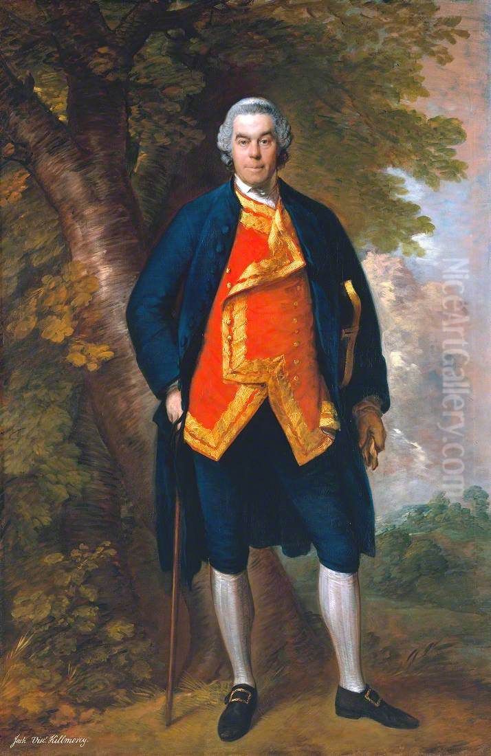 John Needham, 10th Viscount Kilmorey Oil Painting by Thomas Gainsborough