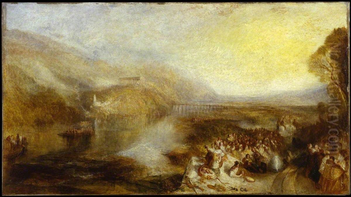 The Opening of the Wallhalla, 1842 Oil Painting by J. M. W. Turner