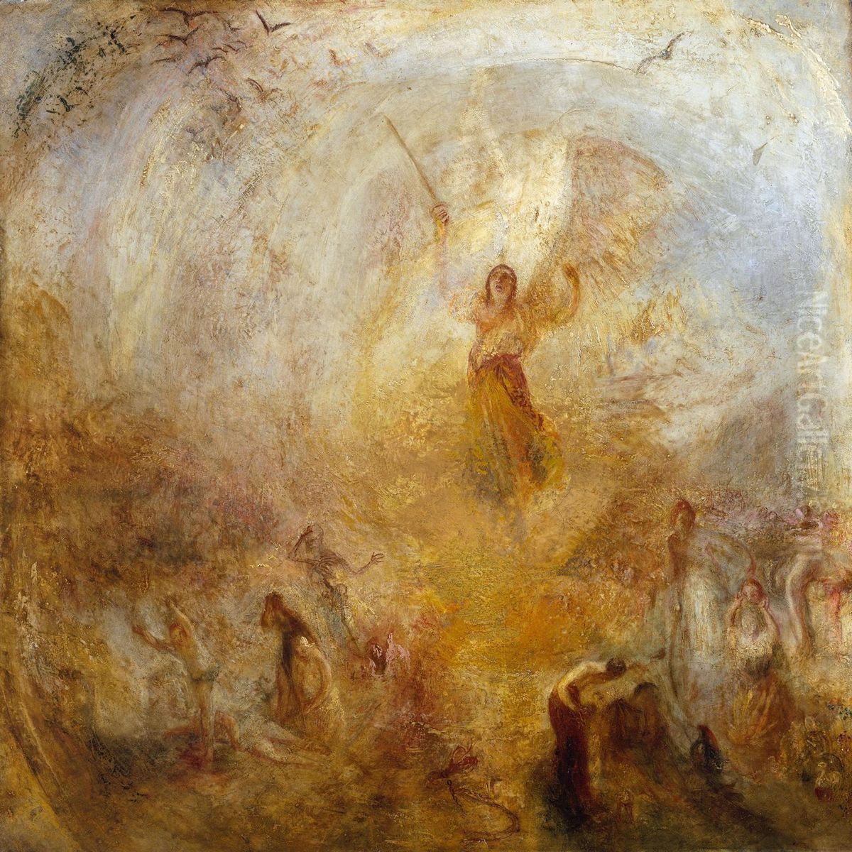 The Angel, Standing in the Sun Oil Painting by J. M. W. Turner