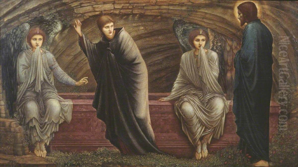 The Morning of the Resurrection Oil Painting by Edward Burne-Jones