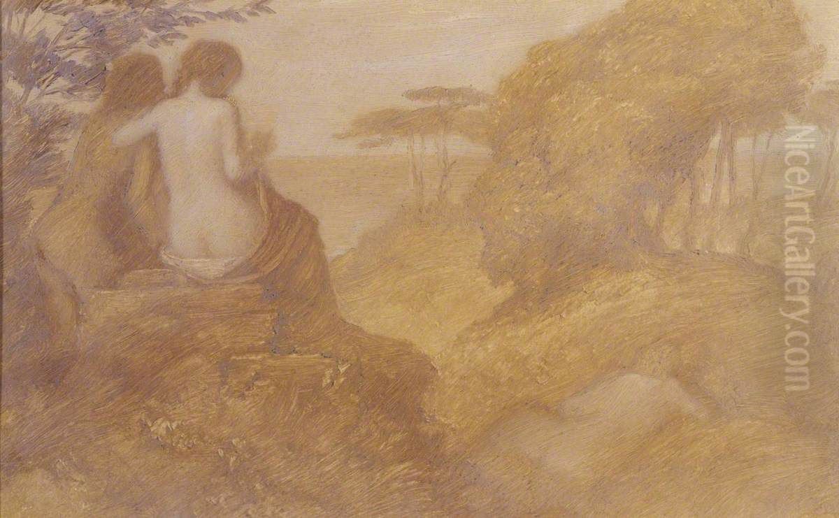 Elemental Life Oil Painting by Edward Calvert