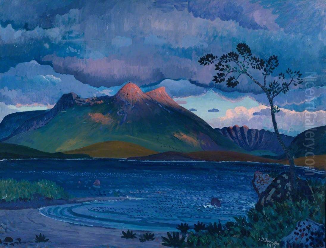 Arenig, North Wales Oil Painting by James Dickson Innes