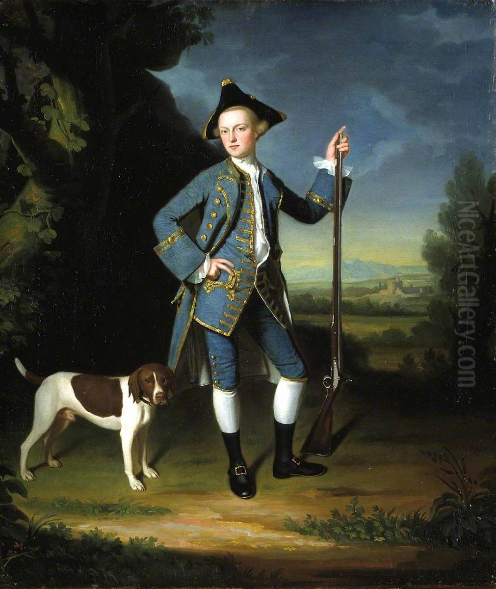 Jacob Morland of Capplethwaite Oil Painting by George Romney