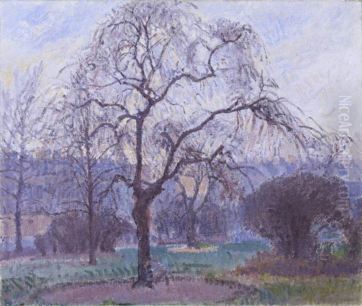 Mornington Crescent Oil Painting by Spencer Gore