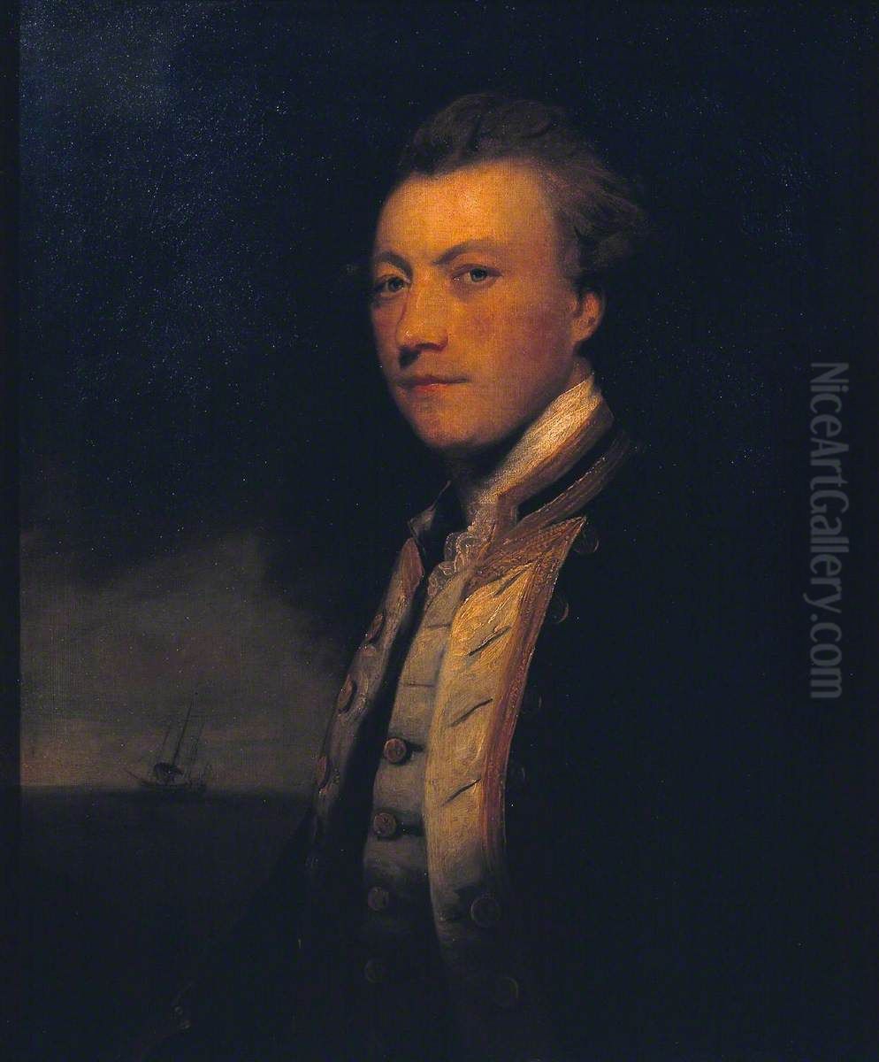 Admiral Sir Robert Kingsmill Oil Painting by Of Sir Joshua Reynolds