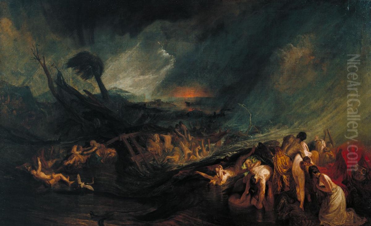 The Deluge Oil Painting by J. M. W. Turner