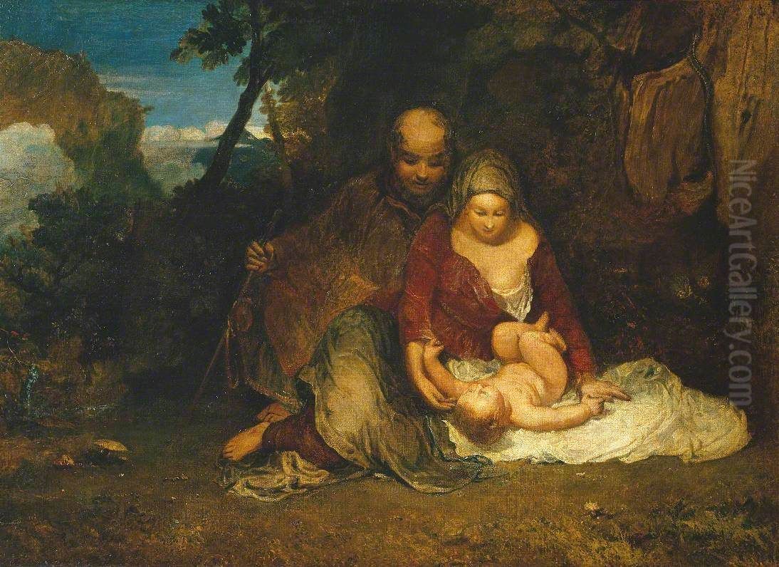 Holy Family Oil Painting by J. M. W. Turner