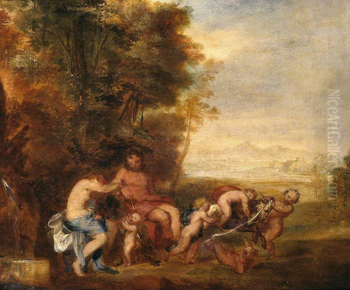 The Golden Age Oil Painting by George Frederic Watts