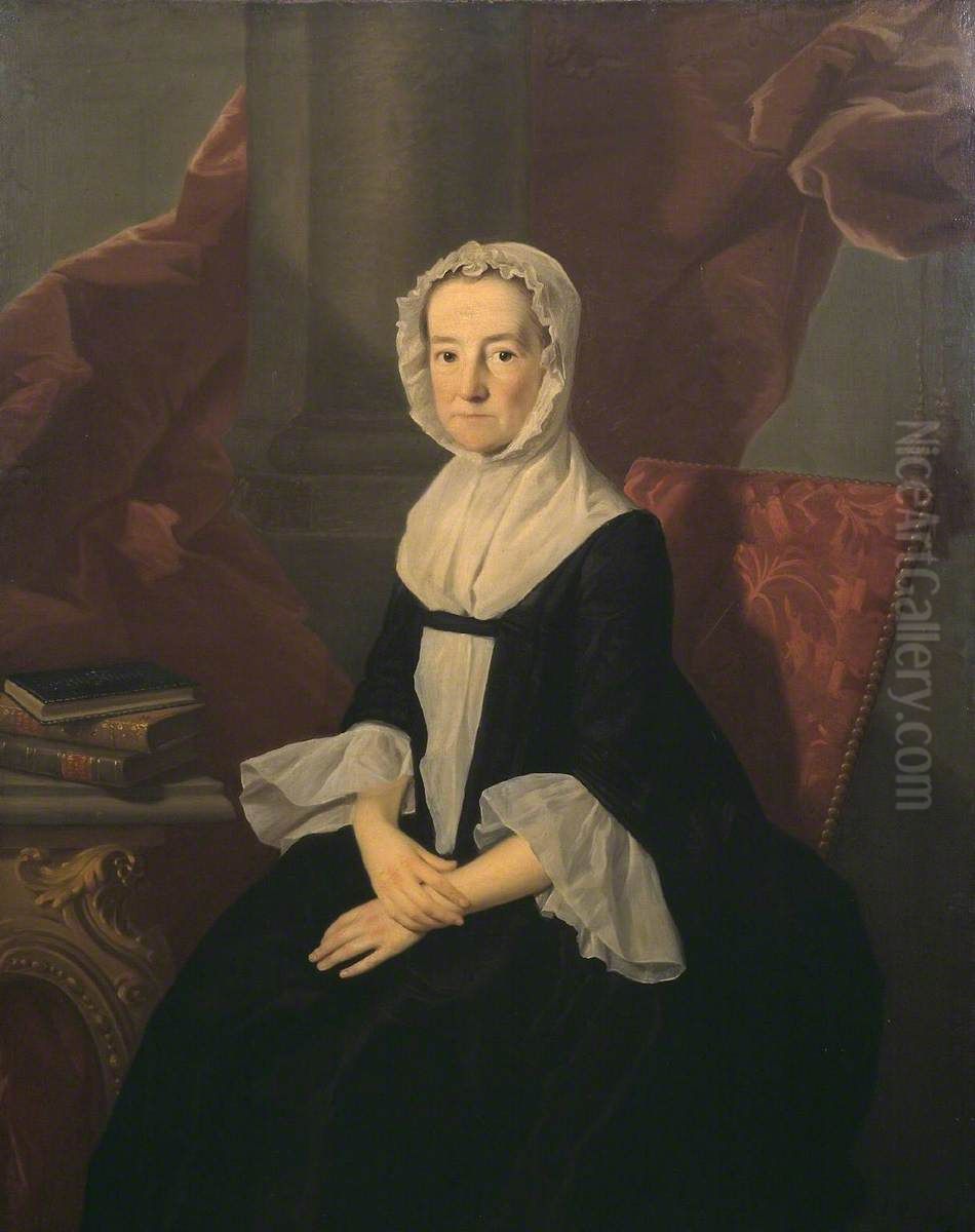 Lady Hall of Dunglass Oil Painting by Allan Ramsay
