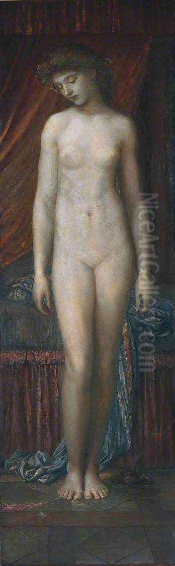 Psyche Oil Painting by George Frederic Watts