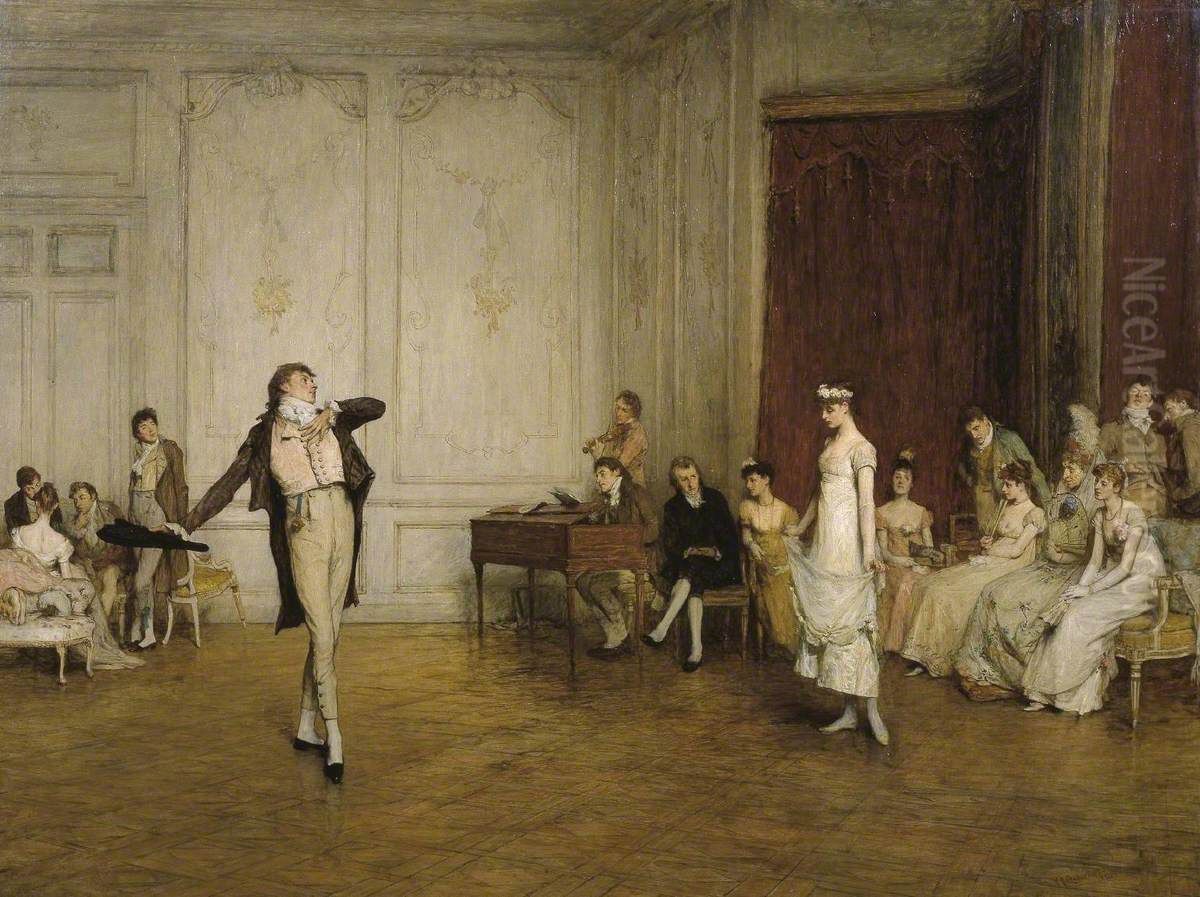 Her First Dance Oil Painting by William Quiller Orchardson