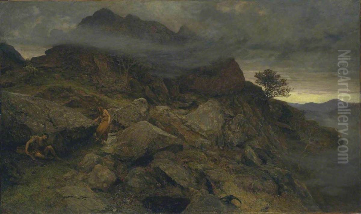 Found Oil Painting by Hubert von Herkomer