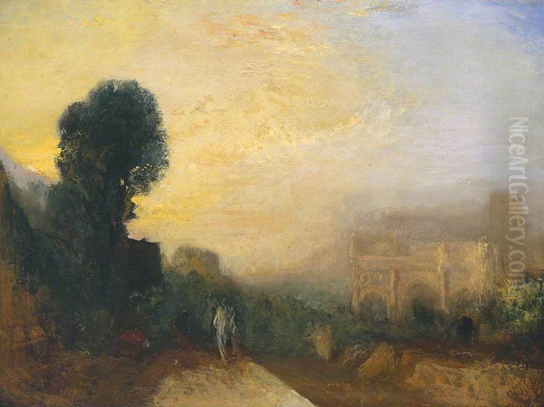 The Arch of Constantine, Rome Oil Painting by J. M. W. Turner