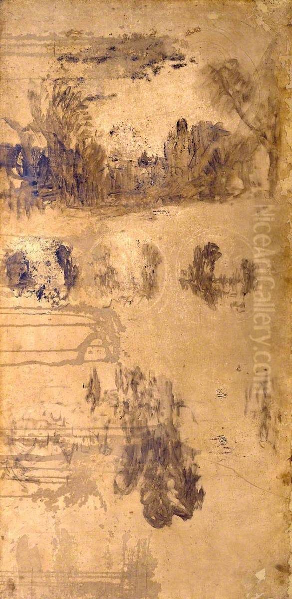 Studies for 'Dawn of Christianity' Oil Painting by J. M. W. Turner
