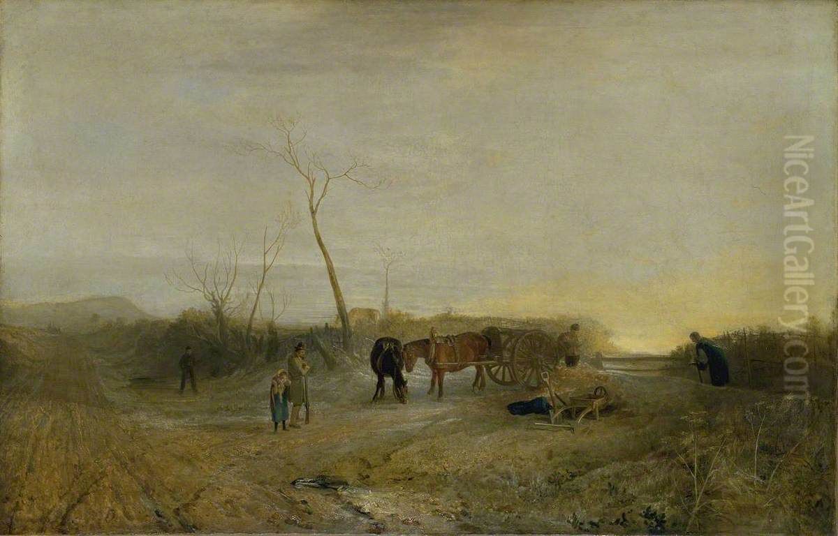 Frosty Morning Oil Painting by J. M. W. Turner