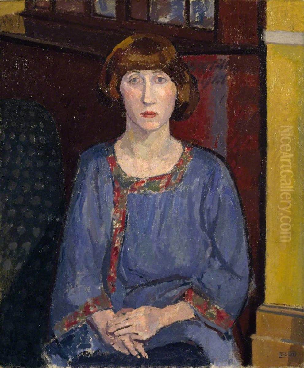 The Artist's Wife Oil Painting by Spencer Gore