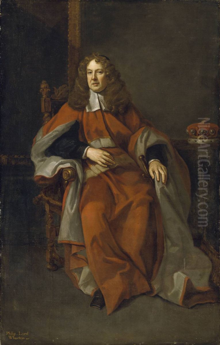 Philip, 4th Lord of Wharton Oil Painting by Godfrey Kneller