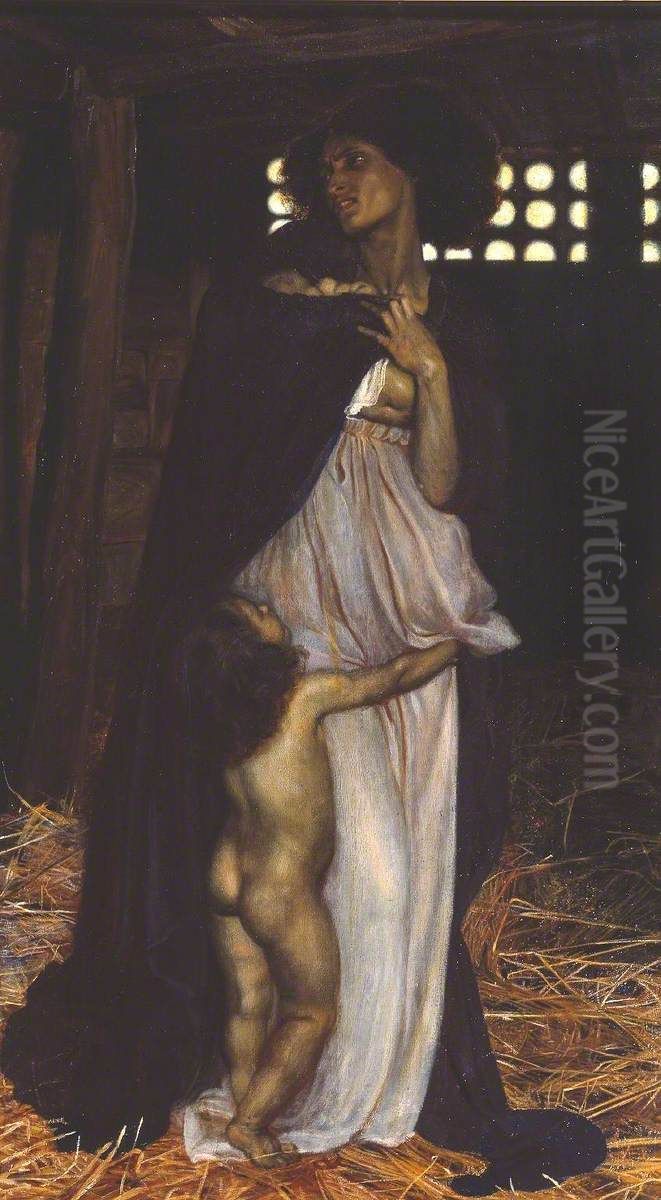 The Slave Oil Painting by William Blake Richmond
