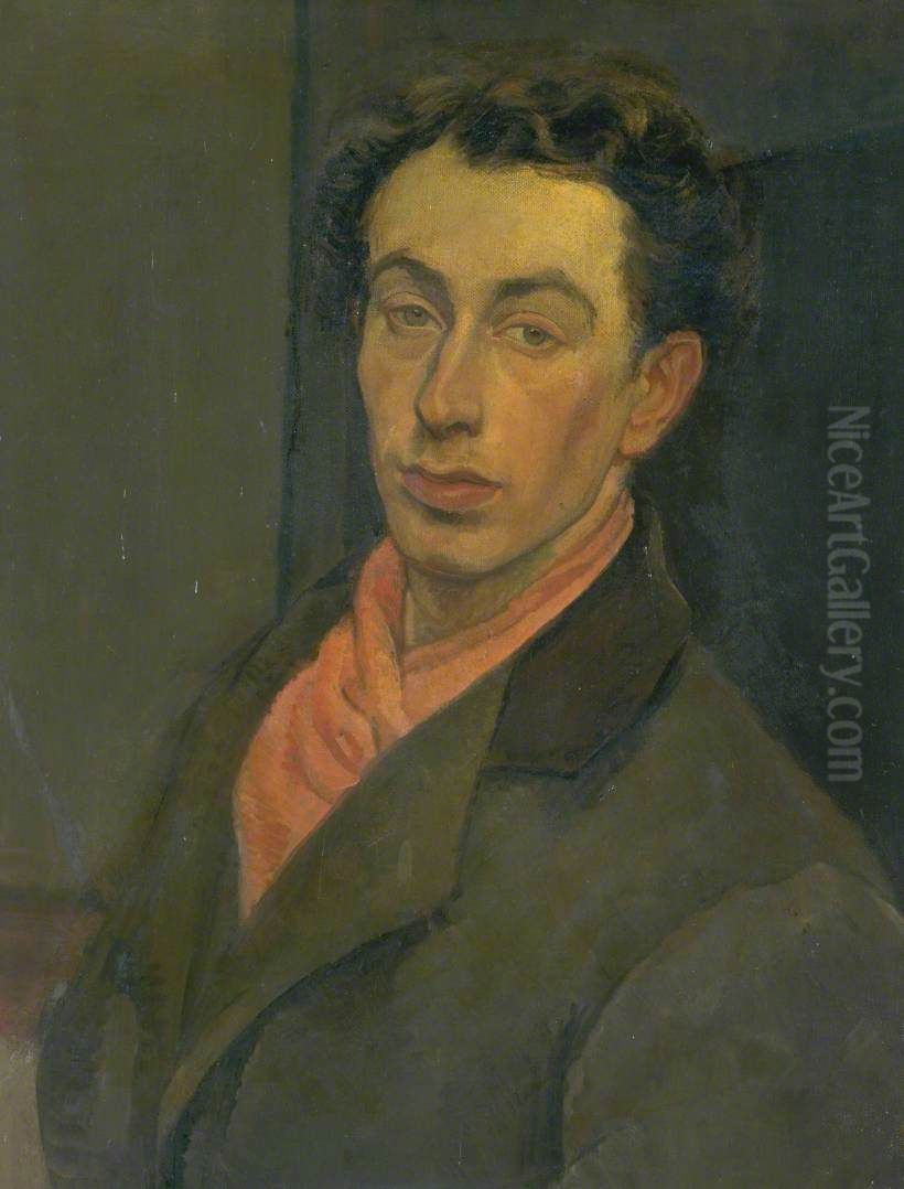 Self-Portrait Oil Painting by Isaac Rosenberg