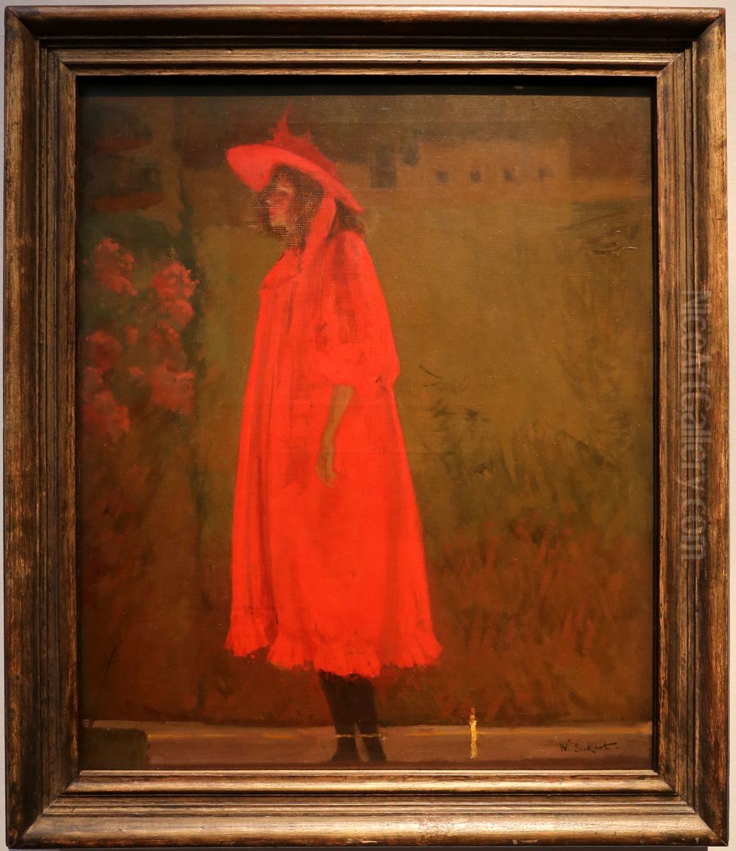 Minnie Cunningham at the Old Bedford Oil Painting by Walter Richard Sickert