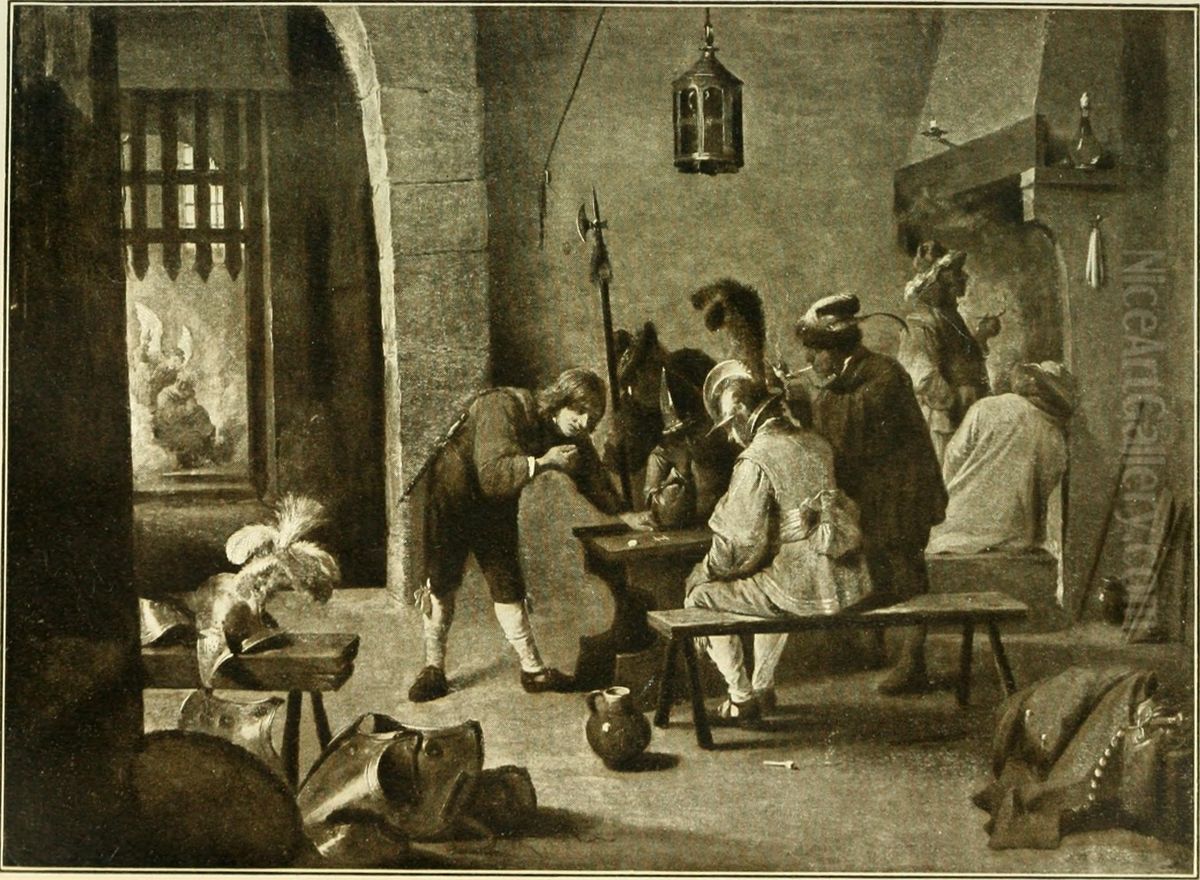 Releasing Saint Peter from Prison Oil Painting by David Teniers the Younger