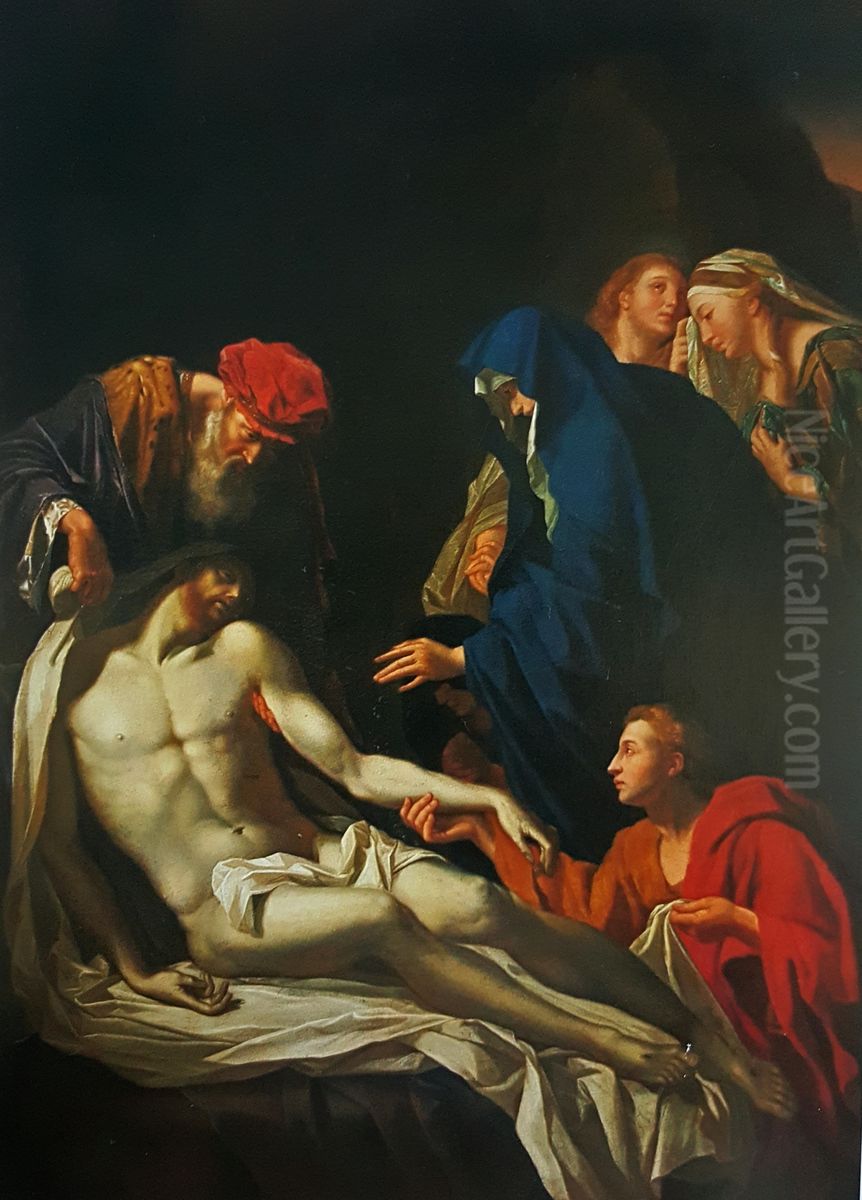 The burial of Christ Oil Painting by Adriaen Van Der Werff