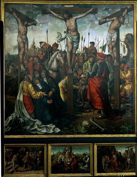 Calvary Oil Painting by Grao Vasco