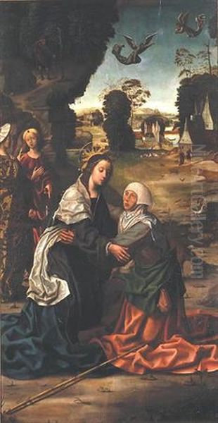 Visitacao Oil Painting by Grao Vasco