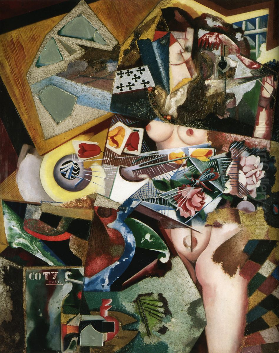 Coty, painting by Amadeo de Souza-Cardoso Oil Painting by Amadeo De Souza Cardoso