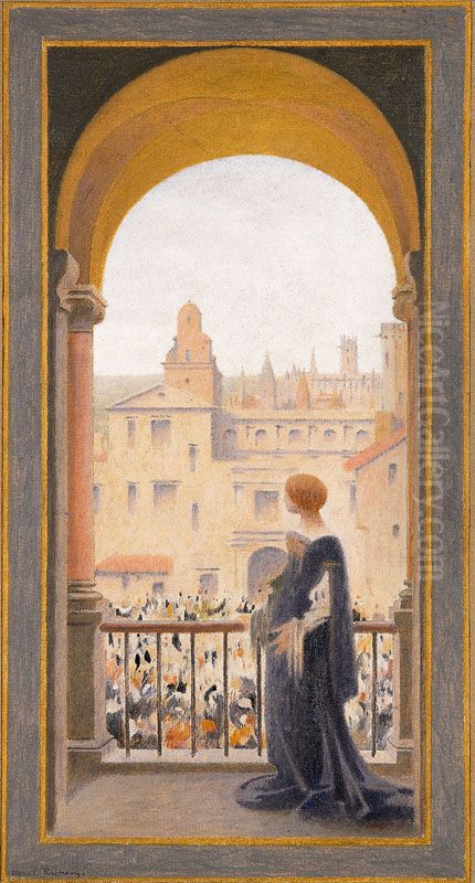 La Belle Paule Oil Painting by Henri Rachou