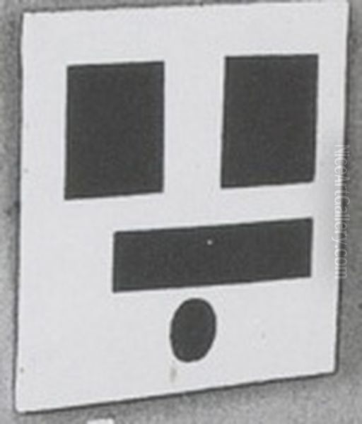 Pictorial Realism of Colour Masses in 2 Dimensions Oil Painting by Kasimir Sevrinovitch Malevich