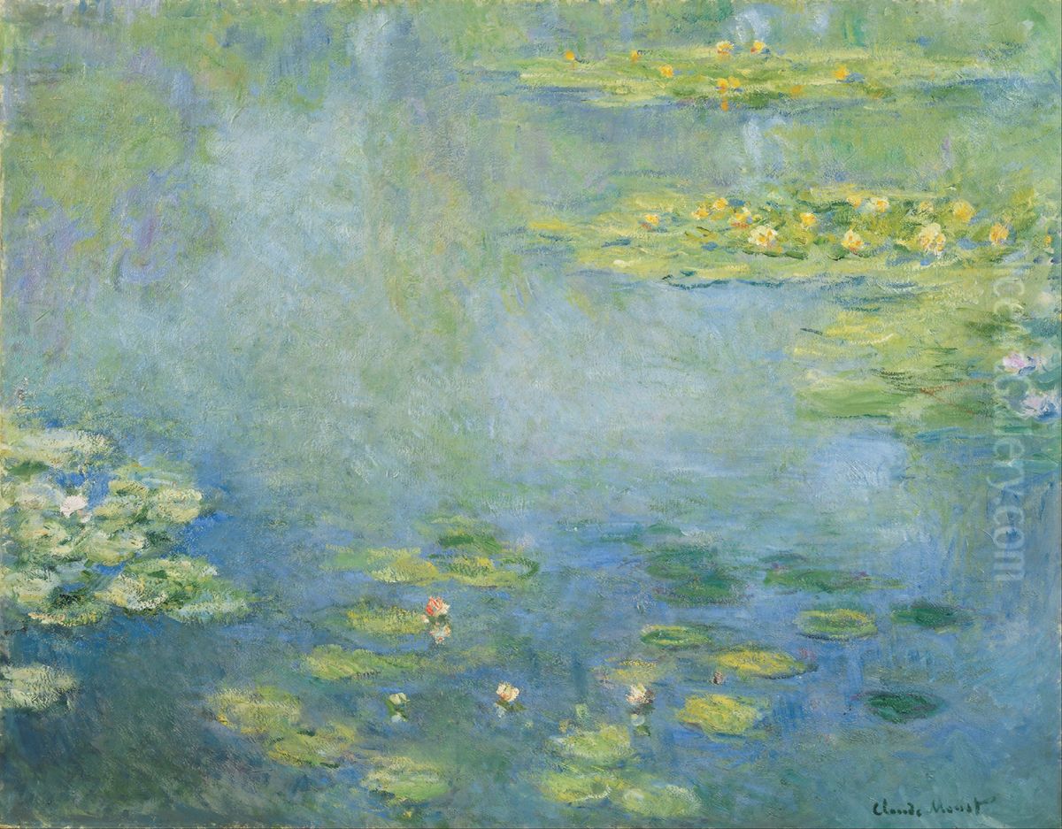 Waterlilies Oil Painting by Claude Oscar Monet