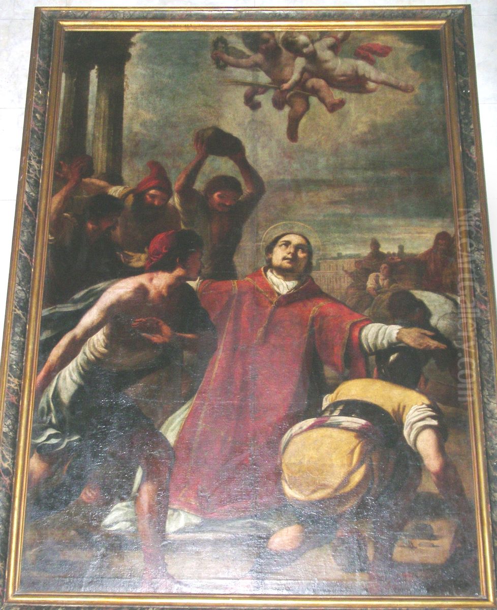 Martiri de Sant Esteve Oil Painting by Antoni Viladomat i Manalt