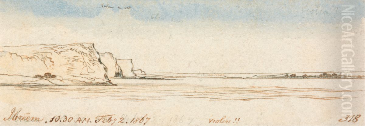 30 am, 2 February 1867 (318) Oil Painting by Edward Lear