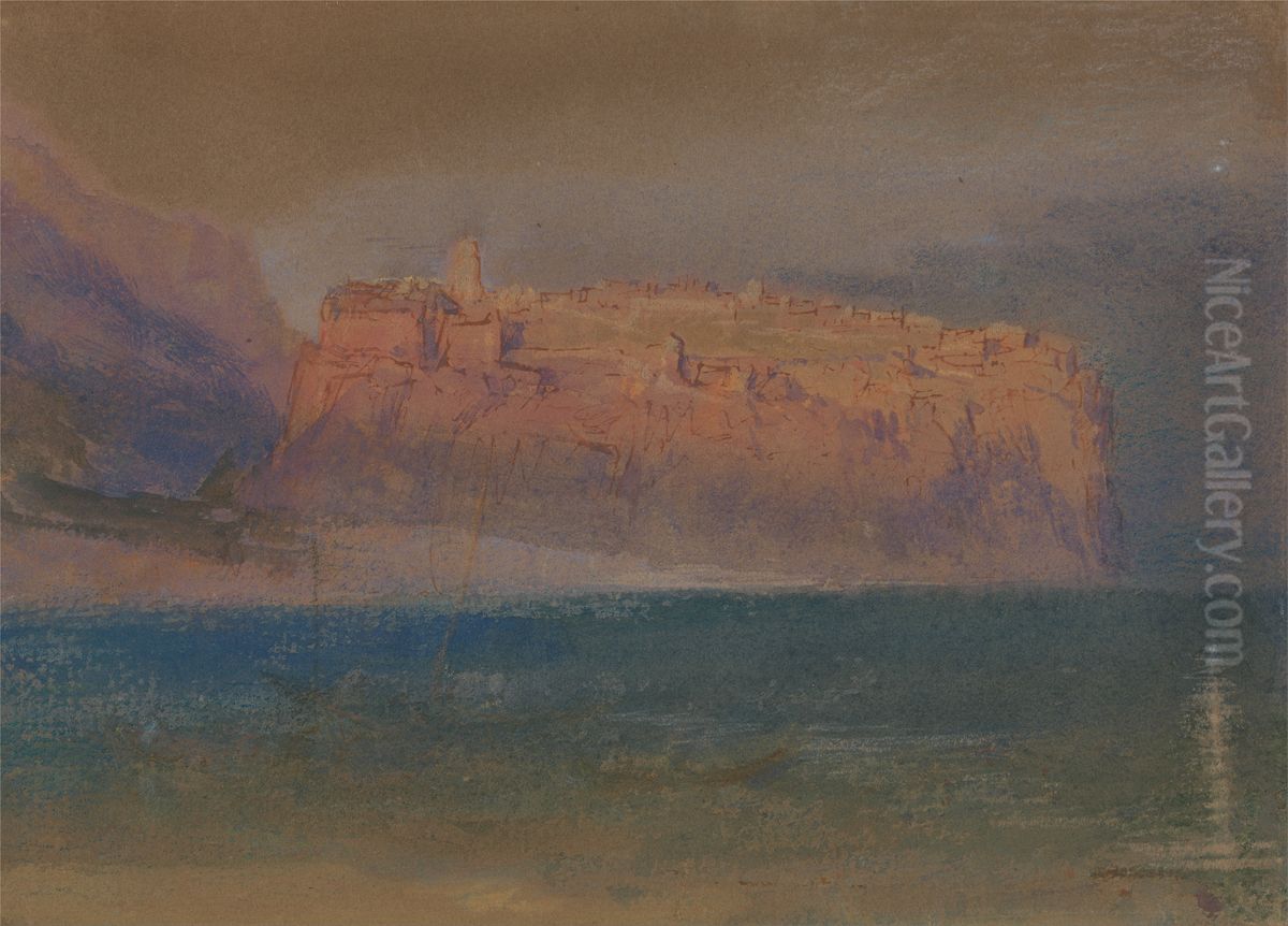 Corsica Oil Painting by J. M. W. Turner