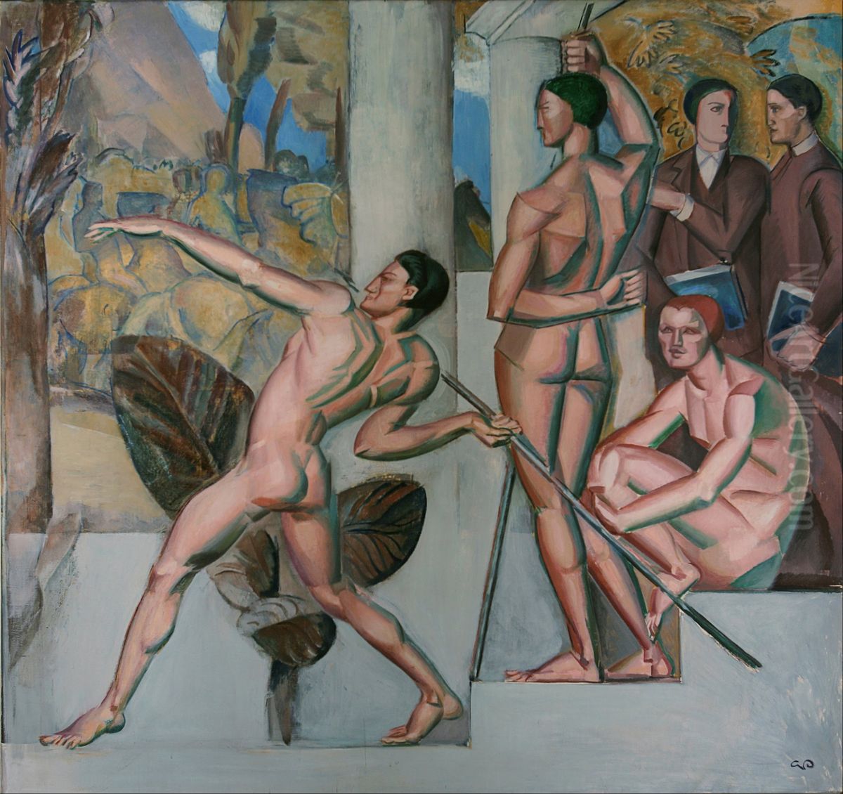 Mens sana in corpore sano Oil Painting by Georg Pauli