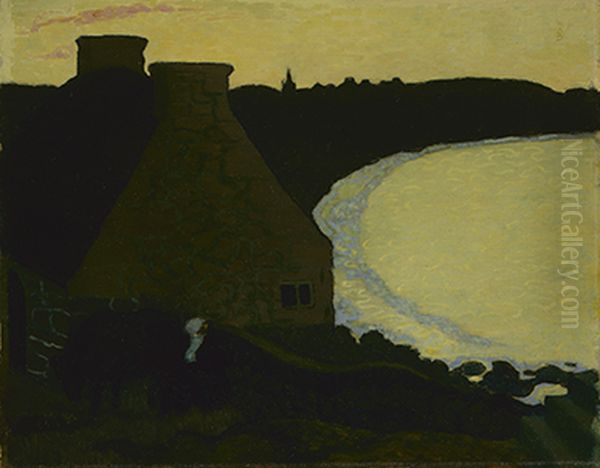 Breton Landscape Oil Painting by Maurice Denis
