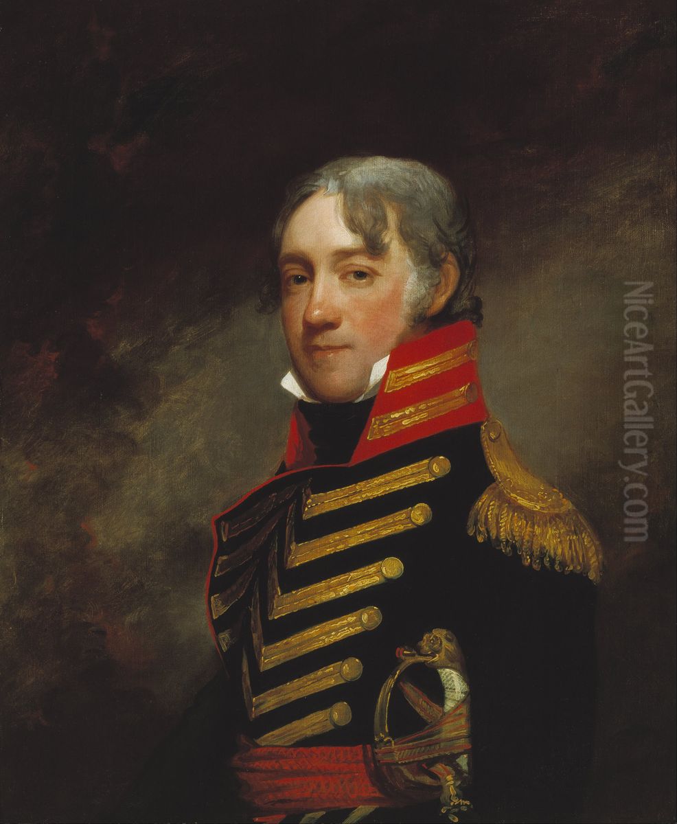 General John R. Fenwick Oil Painting by Gilbert Stuart