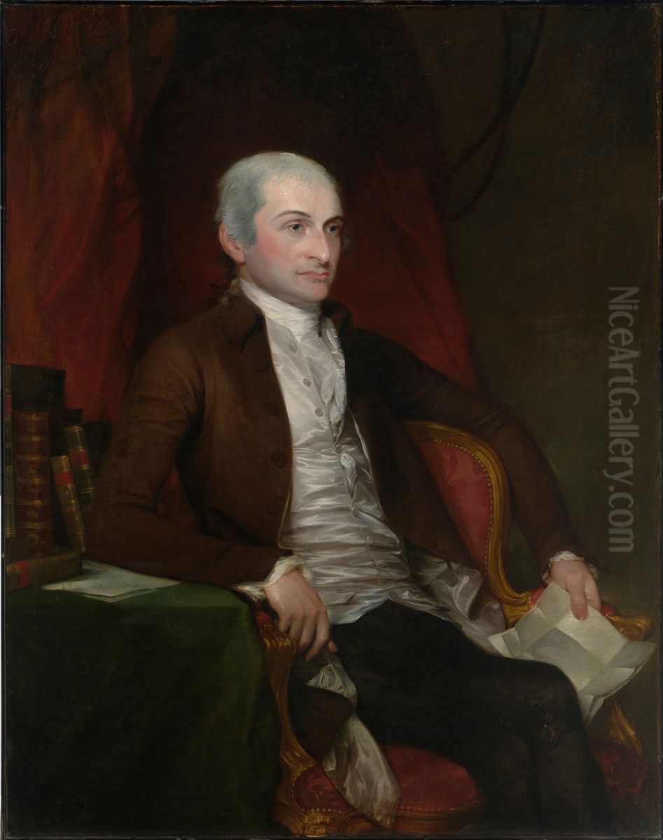 John Jay Oil Painting by Gilbert Stuart