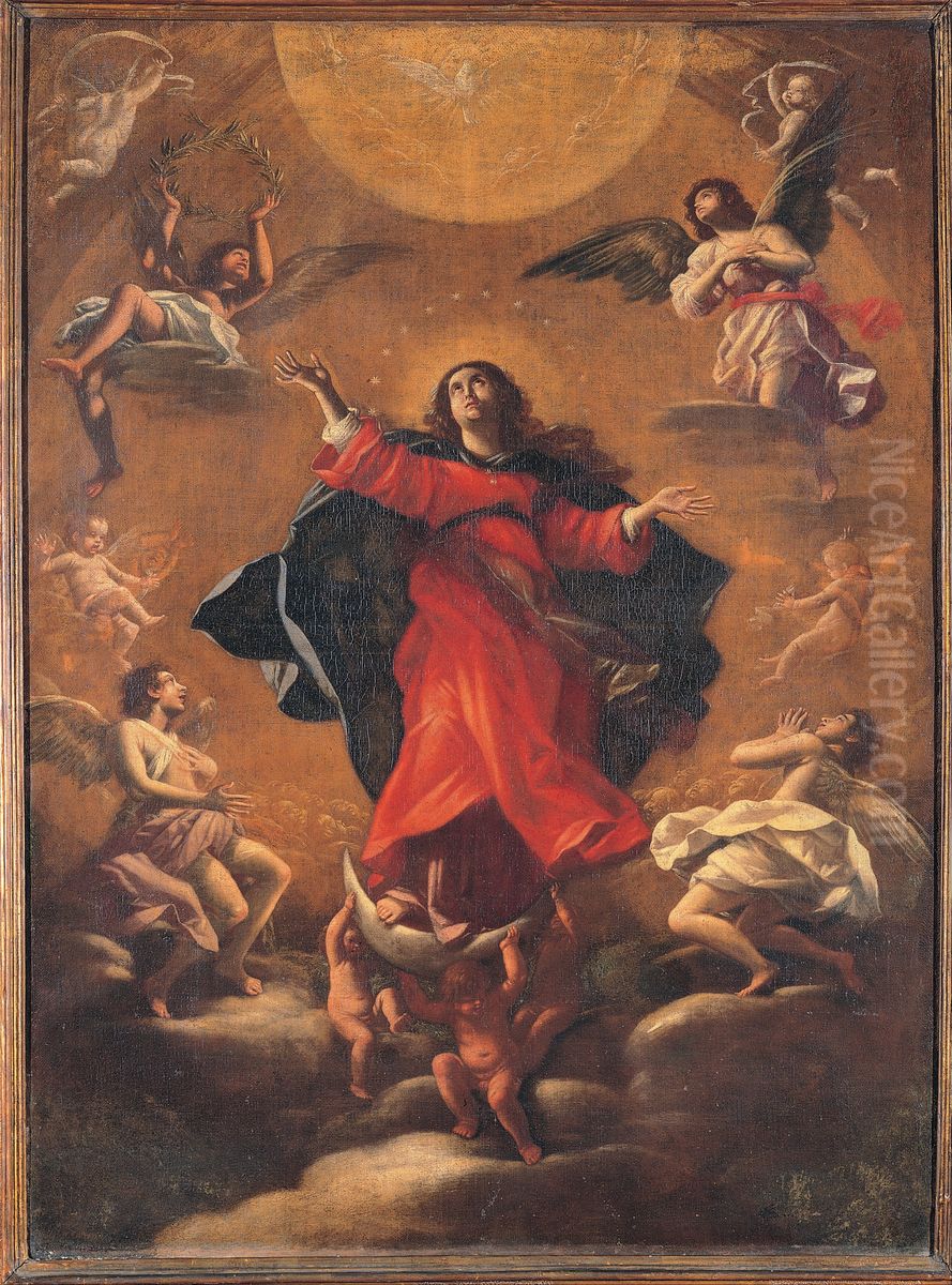 Madonna in Glory Oil Painting by Giovanni Baglione