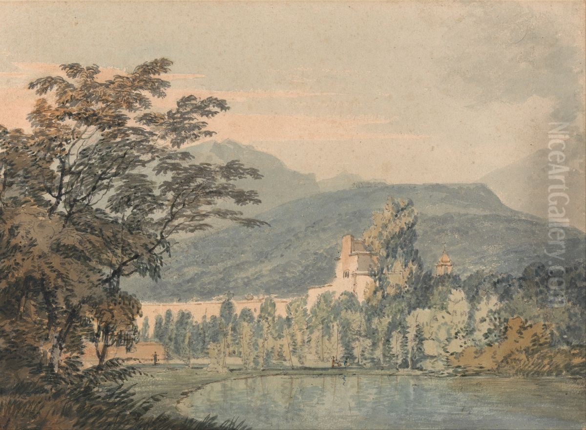 Sir William Hamilton's Villa Oil Painting by J. M. W. Turner